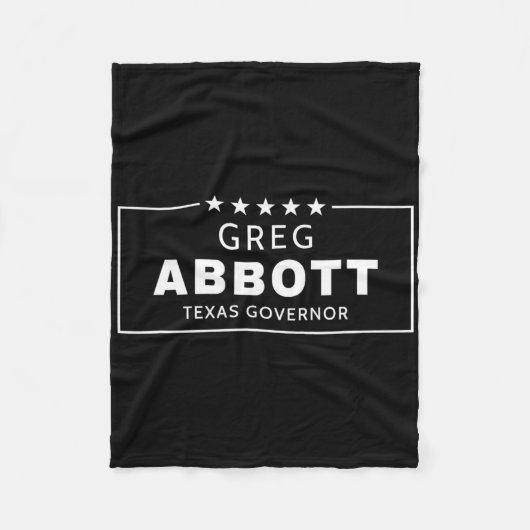 Greg Abbott Election Texas Governor Republican Red フリースブランケット (正面)