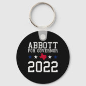 Greg Abbott For Governor Election July 4th Republi キーホルダー (正面)