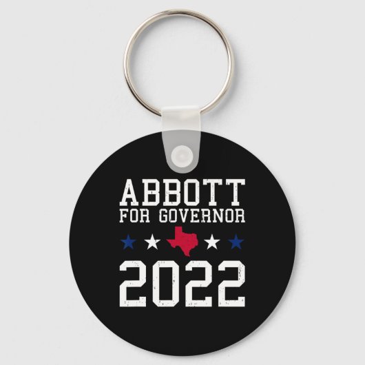 Greg Abbott For Governor Election July 4th Republi キーホルダー (正面)