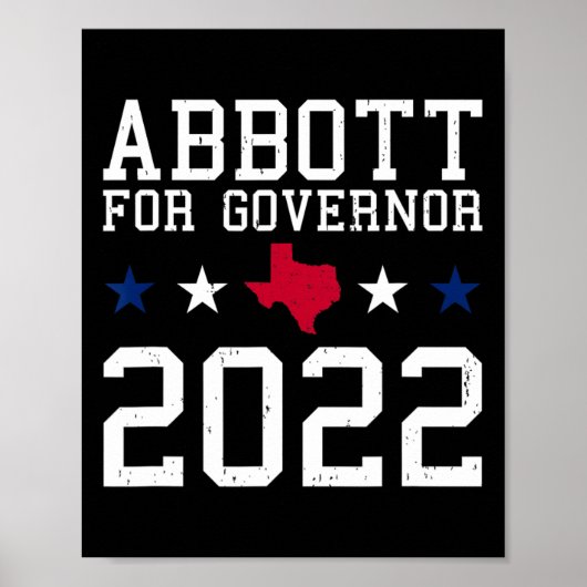 Greg Abbott For Governor Election July 4th Republi ポスター (正面)