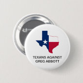 GREG ABBOTT GOVERNORボタンに対するTEXANS 缶バッジ (正面&裏面)