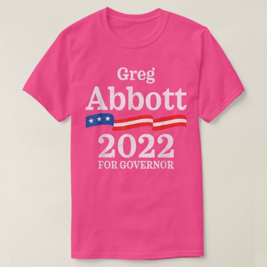 Greg Abbott Texas Governor Election 2022 Republica Tシャツ (デザイン正面)
