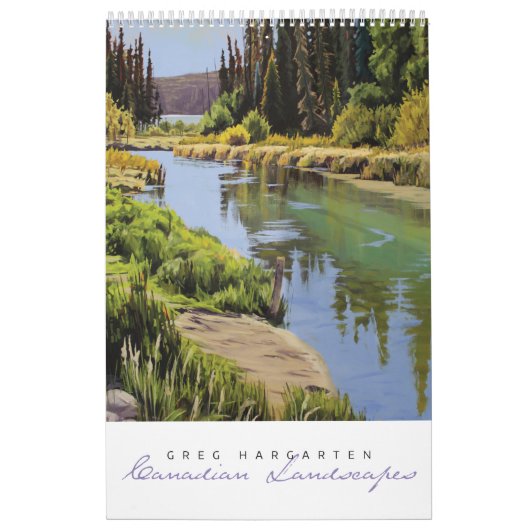 Greg Hargarten Canadian Landscapes Calendar カレンダー (カバー)