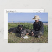 Greg PikeとBooger、子猫、Mousey ポストカード (正面/裏面)