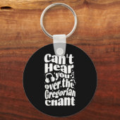 Gregorian Chant Funny Catholic Traditional Latin M キーホルダー (正面)
