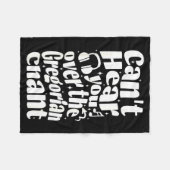 Gregorian Chant Funny Catholic Traditional Latin M フリースブランケット (正面(横))