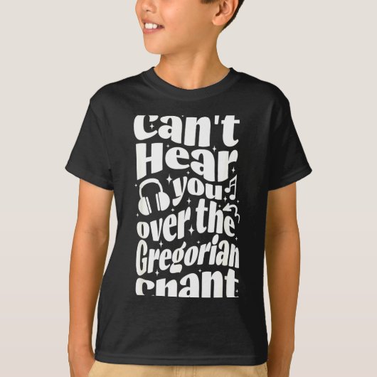 Gregorian Chant Funny Catholic Traditional Latin M Tシャツ (正面)