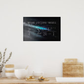 Gregory and Leibniz Pi公式 – 数学ポスター ポスター (キッチン)