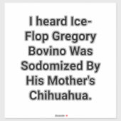 Gregory Bovino Sodomized Dog Hankamer Artjunkhaus シール (シート)