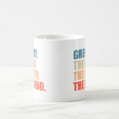 Gregory The Man The Myth The Legend コーヒーマグカップ (中央)