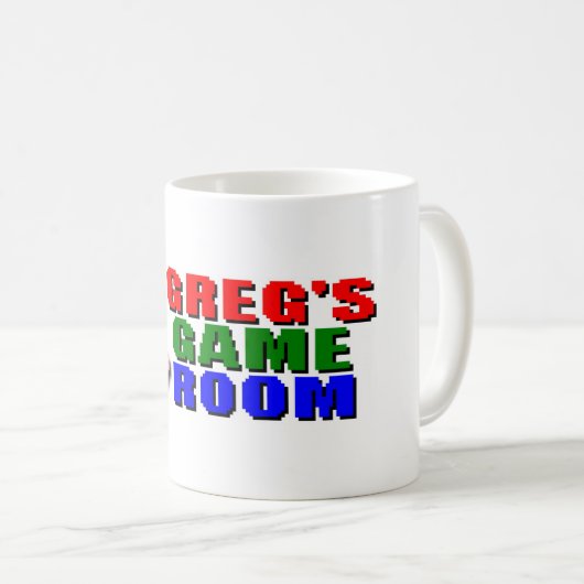 Greg's Game Room Logo Mug 11 oz コーヒーマグカップ (正面右)