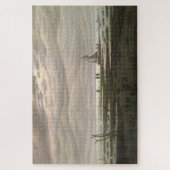 Greifswald湾の平坦なカントリーシャンク:フリードリヒ ジグソーパズル (縦)