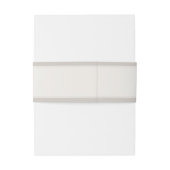 Greige Rose Wedding Invitation 招待状ベリーバンド (裏面例)