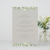 Greige Snowberry+Eucalyptus 3コースメ結婚ニュー (スタンド正面)