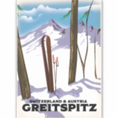 Greitspitz Switzerland & Austria Skiのポスター シール (正面)