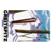 Greitspitz Switzerland & Austria Skiのポスター マグネット (横)