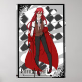 Grell Sutcliff from Kuroshitsuji  Black Butler ポスター (正面)