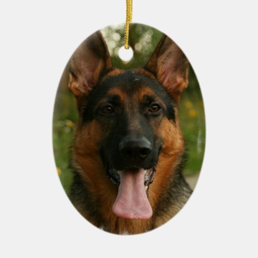 Gremanの羊飼いのオーナメント セラミックオーナメント (正面)