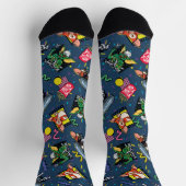 Gremlins™ 80's Retrowave Pattern ソックス (上部)