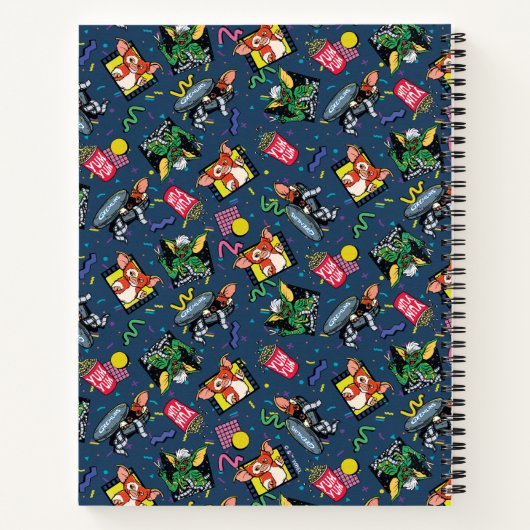 Gremlins™ 80's Retrowave Pattern ノートブック (裏面)