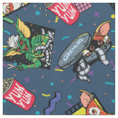 Gremlins™ 80's Retrowave Pattern ファブリック (クローズアップ)