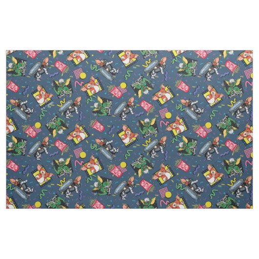 Gremlins™ 80's Retrowave Pattern ファブリック (ファットクウォーター)