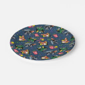 Gremlins™ 80's Retrowave Pattern ペーパープレート (アングル)