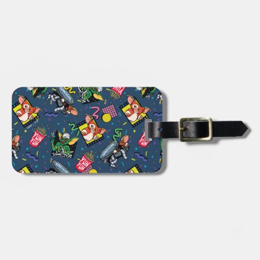 Gremlins™ 80's Retrowave Pattern ラゲッジタグ (正面横)
