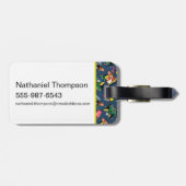 Gremlins™ 80's Retrowave Pattern ラゲッジタグ (裏面横)