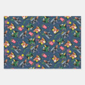 Gremlins™ 80's Retrowave Pattern ラッピングペーパーシート (正面)