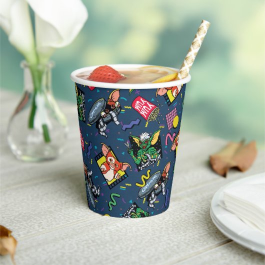 Gremlins™ 80's Retrowave Pattern 紙コップ (インサイチュ)