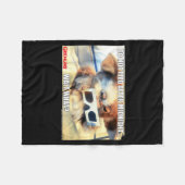 Gremlins Do Not Feed After Midnight Wait What Meme フリースブランケット (正面(横))