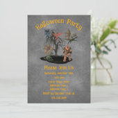 Gremlins Ogre Creatures Halloween 招待状 (スタンド正面)