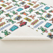 Gremlins™ Sticker Fun Pattern シェルパブランケット (3/4)