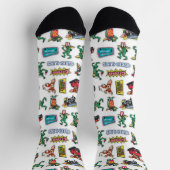 Gremlins™ Sticker Fun Pattern ソックス (上部)