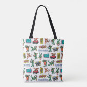 Gremlins™ Sticker Fun Pattern トートバッグ (裏面)