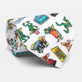 Gremlins™ Sticker Fun Pattern ネクタイ (ロール)