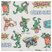 Gremlins™ Sticker Fun Pattern ファブリック (見本)