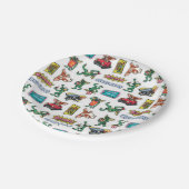 Gremlins™ Sticker Fun Pattern ペーパープレート (アングル)