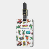 Gremlins™ Sticker Fun Pattern ラゲッジタグ (正面縦)