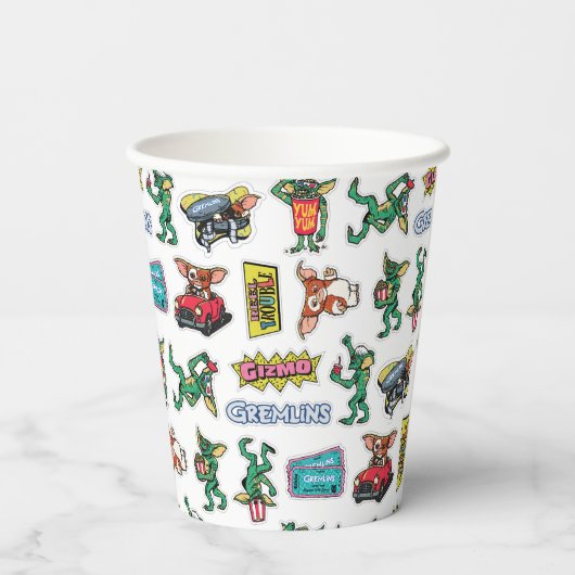 Gremlins™ Sticker Fun Pattern 紙コップ (裏面)