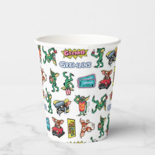 Gremlins™ Sticker Fun Pattern 紙コップ (右)