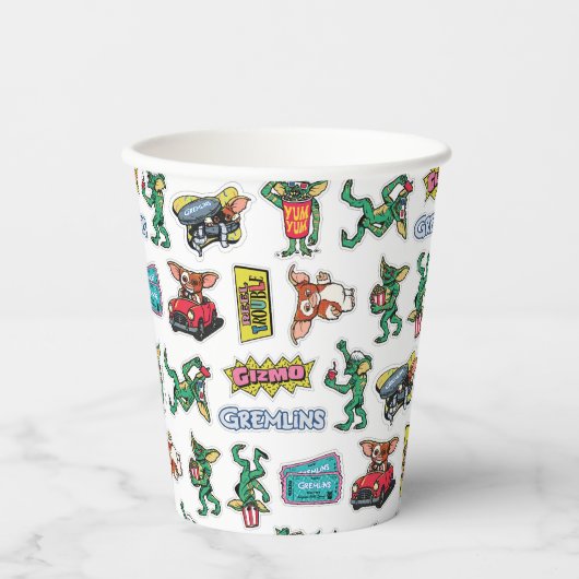 Gremlins™ Sticker Fun Pattern 紙コップ (正面)