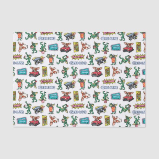 Gremlins™ Sticker Fun Pattern 薄葉紙 (正面)