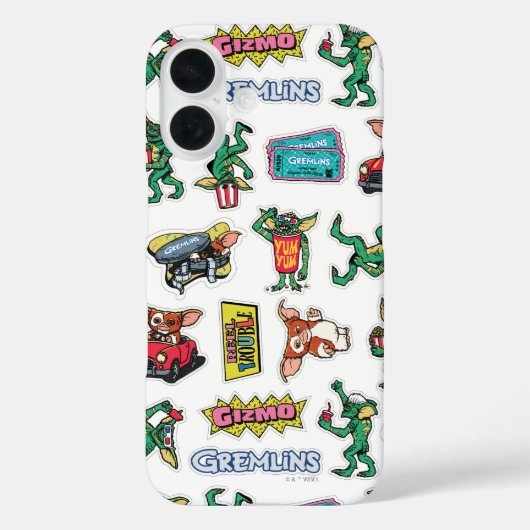 Gremlins™ Sticker Fun Pattern Case-Mate iPhoneケース (裏面)