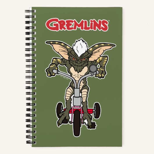 Gremlins | Stripe Riding Tricycle ノートブック (正面)