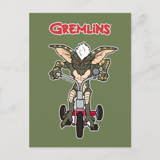 Gremlins | Stripe Riding Tricycle ポストカード (正面)