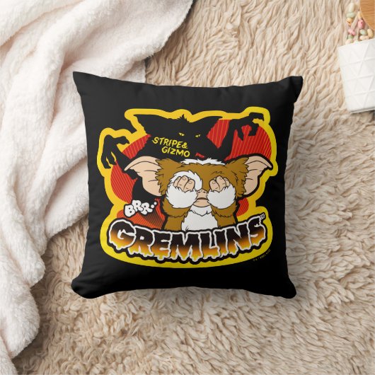 Gremlins | Stripe Scaring Gizmo クッション (ブランケット)
