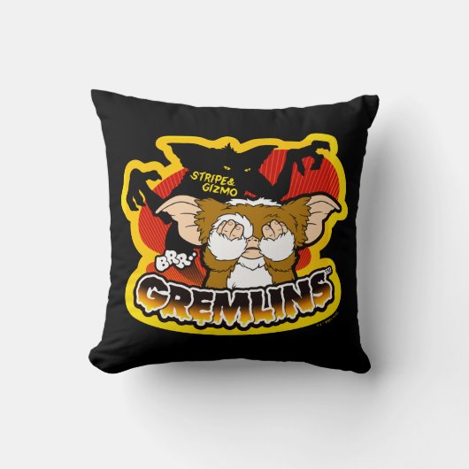 Gremlins | Stripe Scaring Gizmo クッション (正面)