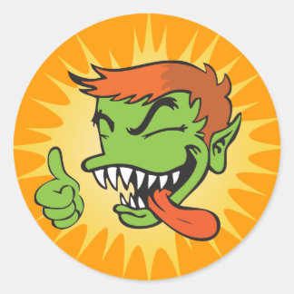 Gremmieロゴシール – オレンジ ラウンドシール